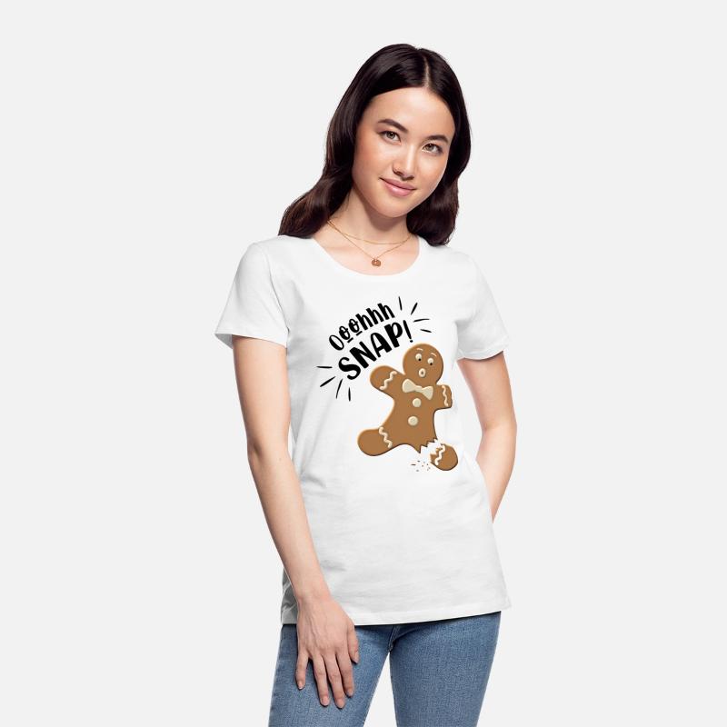Funny Christmas Oh Snap Gingerbread Man