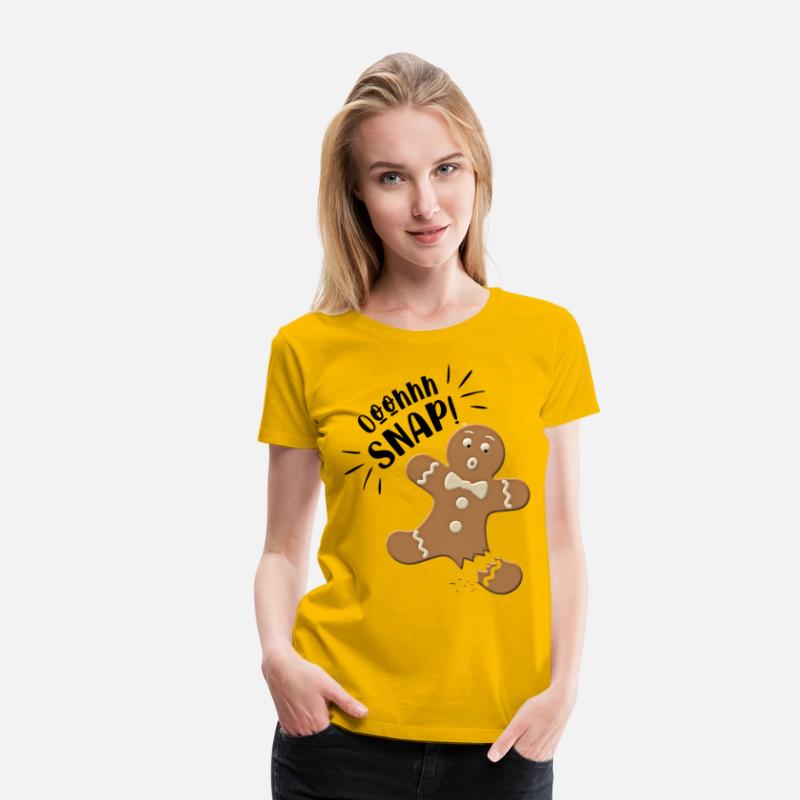 Funny Christmas Oh Snap Gingerbread Man