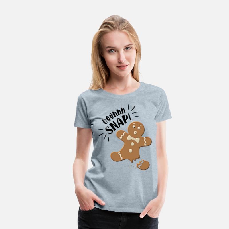 Funny Christmas Oh Snap Gingerbread Man