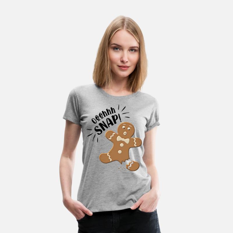Funny Christmas Oh Snap Gingerbread Man