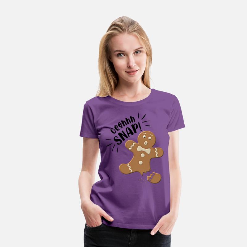 Funny Christmas Oh Snap Gingerbread Man