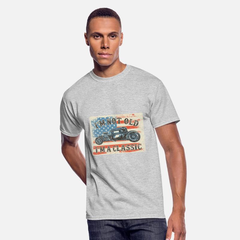 Funny Classic Car Tee Men Hot-Rod I'm Not Old I'm