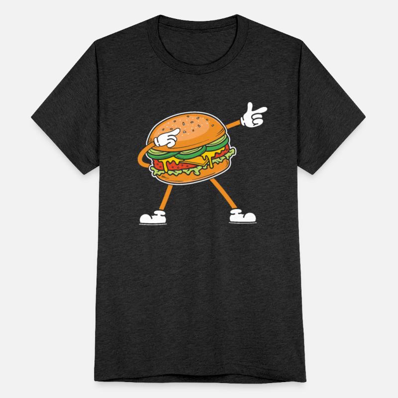 Funny Hamburger Dab Cheeseburger Lover