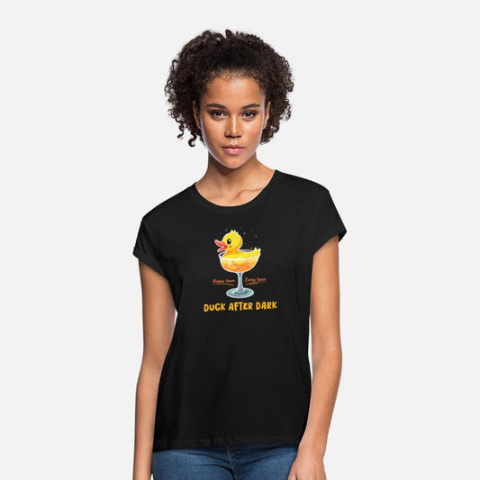 Funny Rubber Duck in Martini Glass Design
