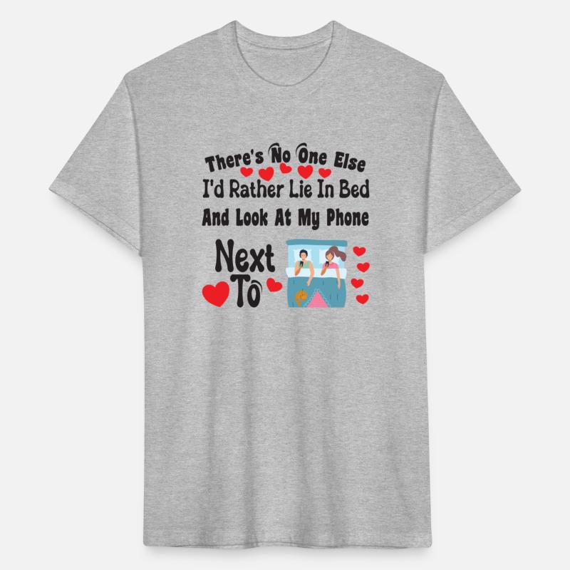 Funny Sarcastic Valentines Day Lie In Bed On Phone