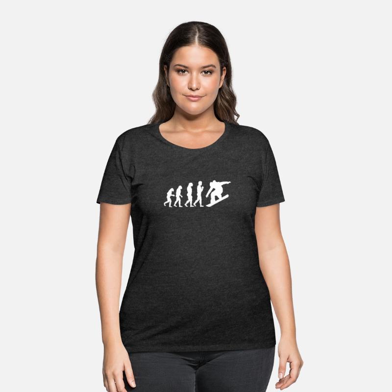 Funny Snowboarder Evolution Snowboarding Fan Rider