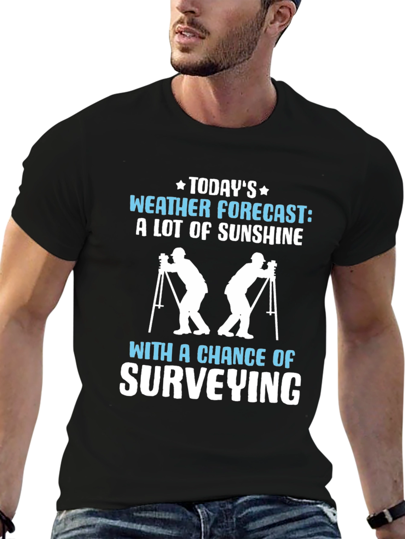 Surveying Weather Forecast Graphic Tee