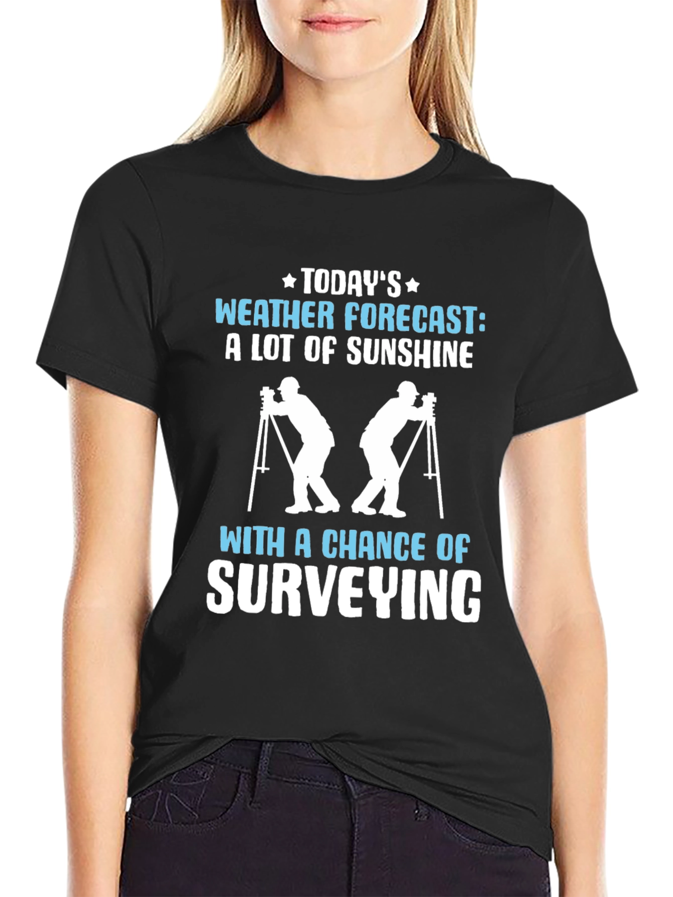Surveying Weather Forecast Graphic Tee