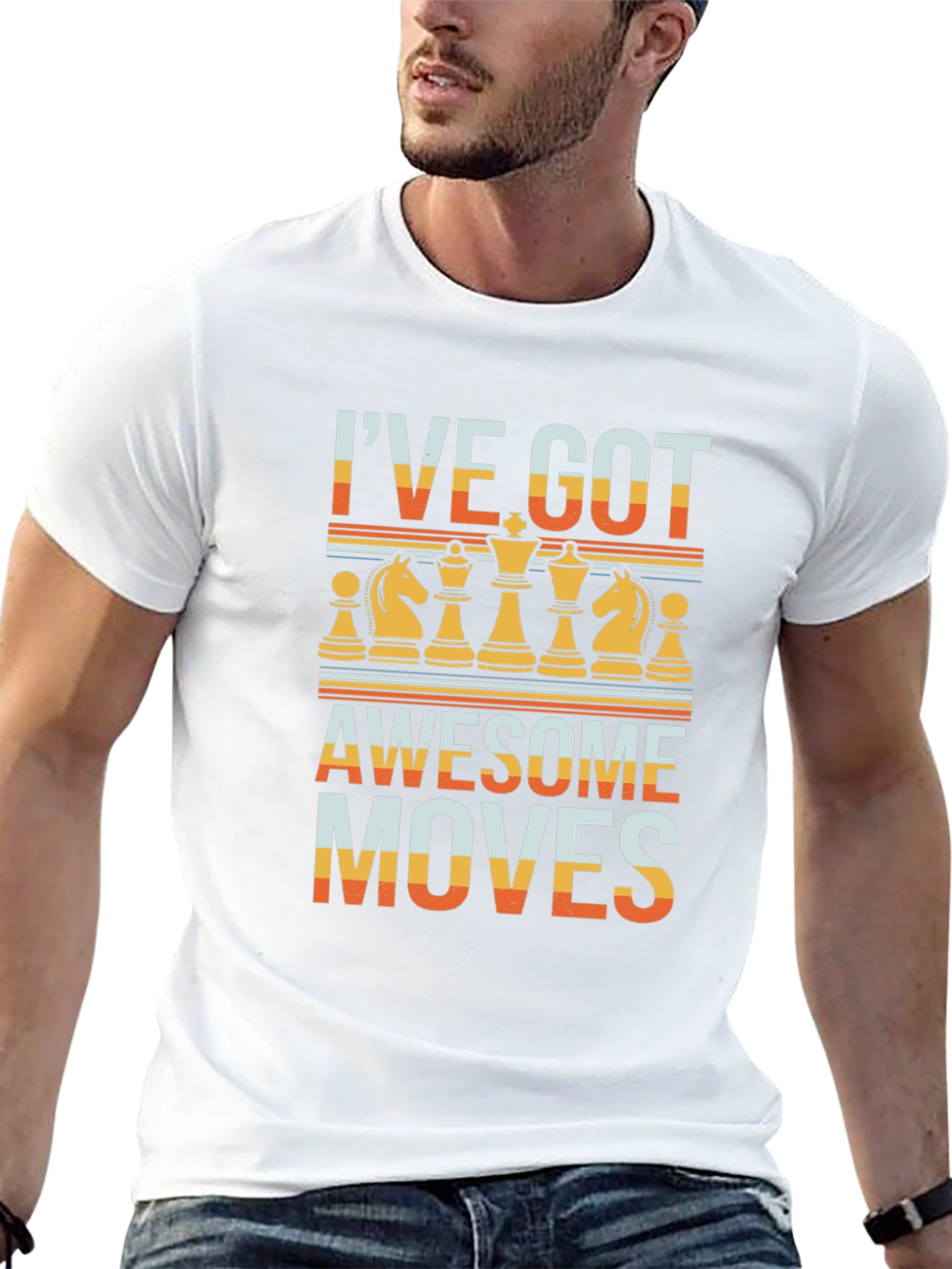 Awesome Moves Chess Graphic T-Shirt