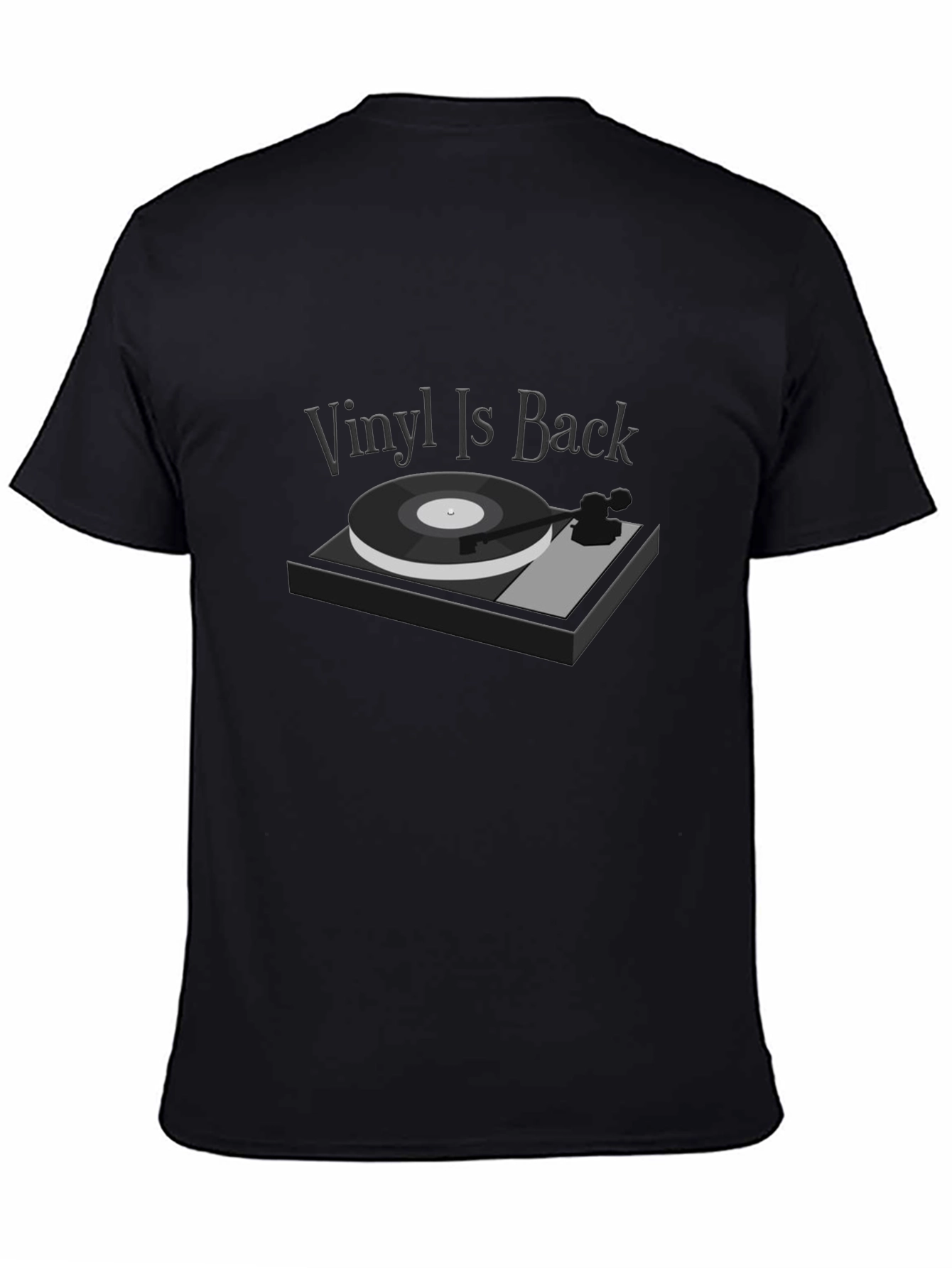 Vinyl Is Back Graphic Tee - Retro Music T-Shirt