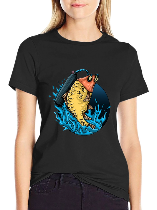 Diving Fish Graphic Tee