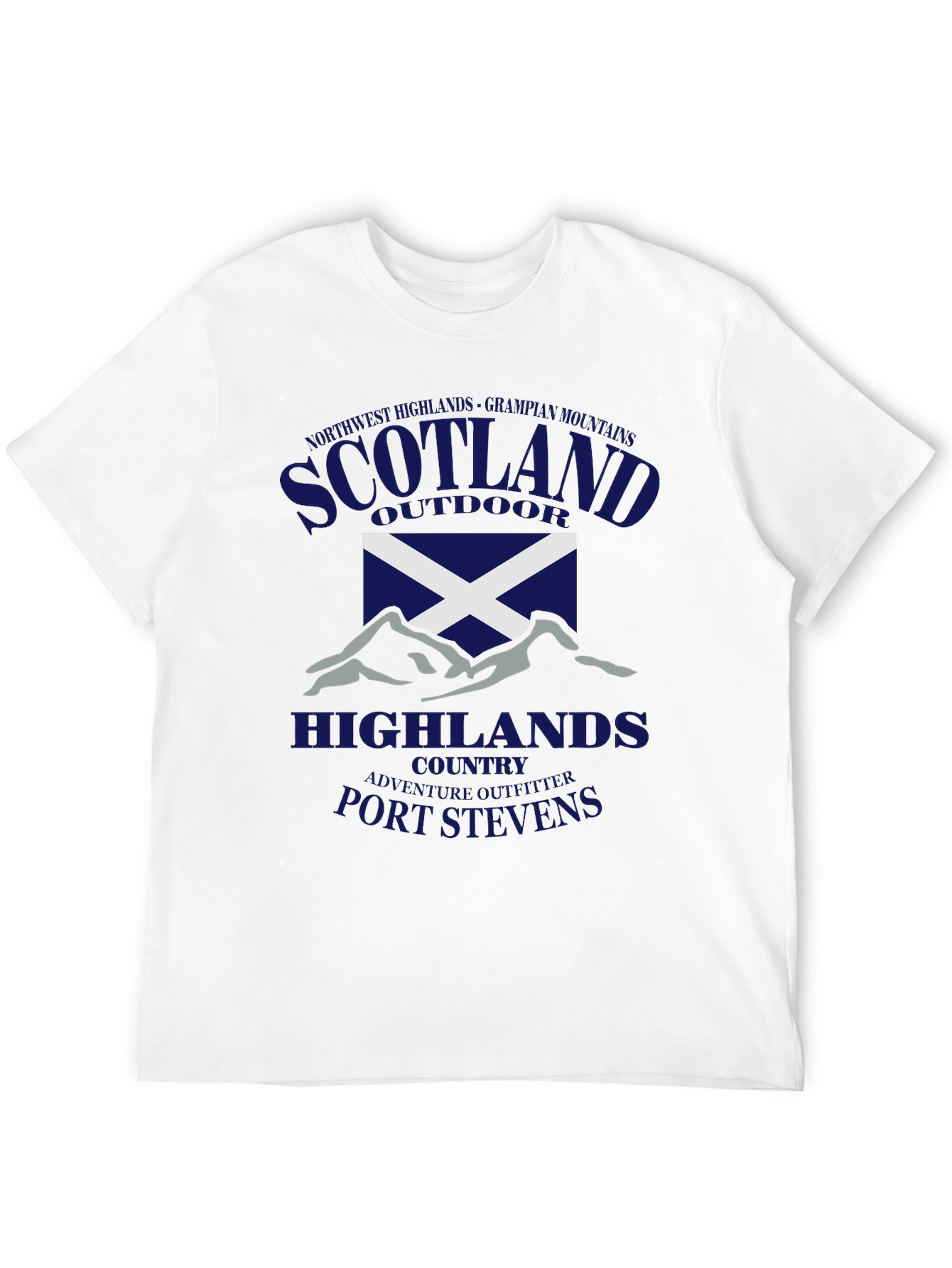 Scotland Highlands Outdoor Graphic T-Shirt