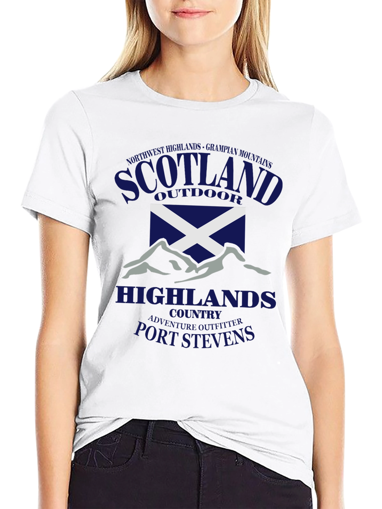 Scotland Highlands Outdoor Graphic T-Shirt
