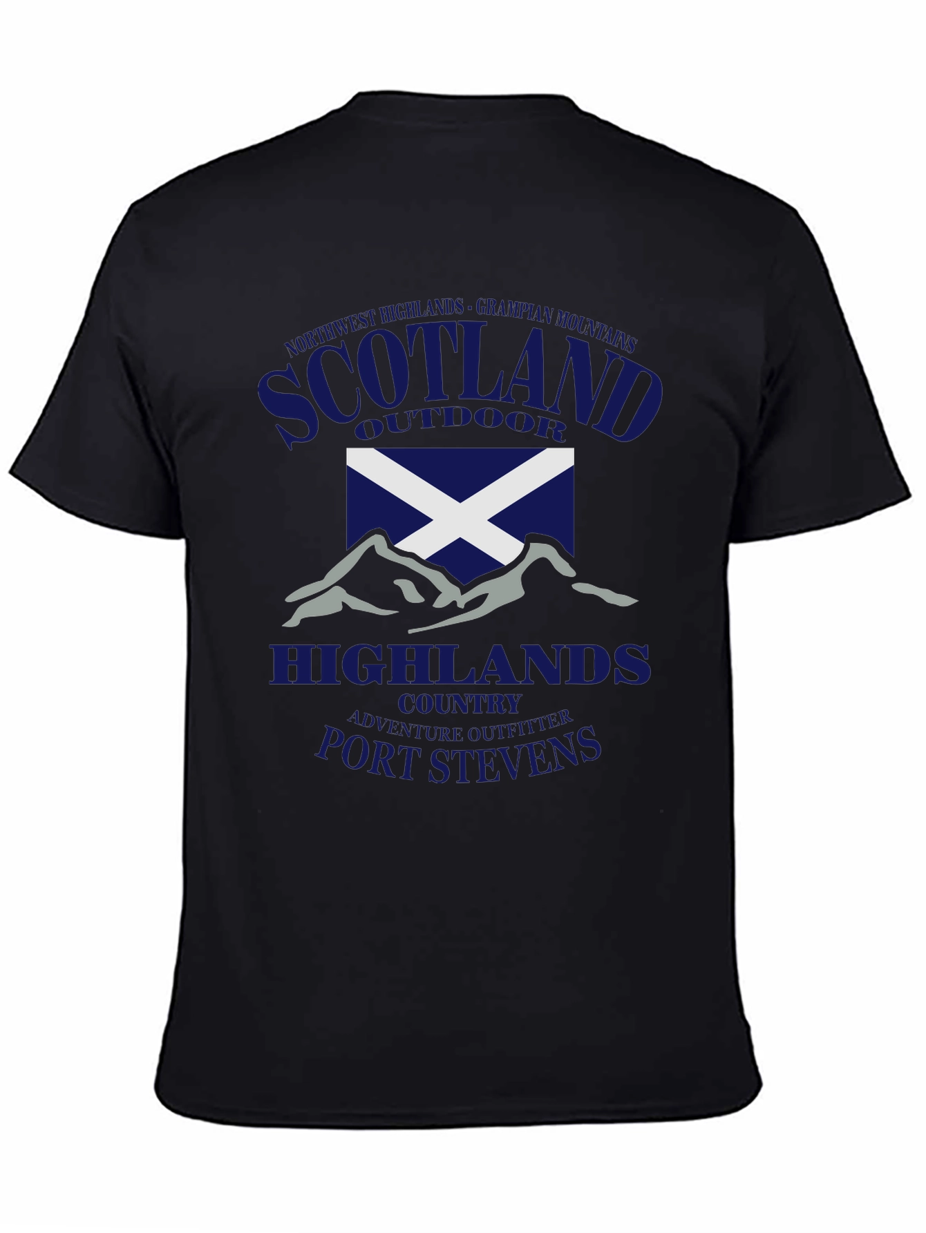 Scotland Highlands Outdoor Graphic T-Shirt