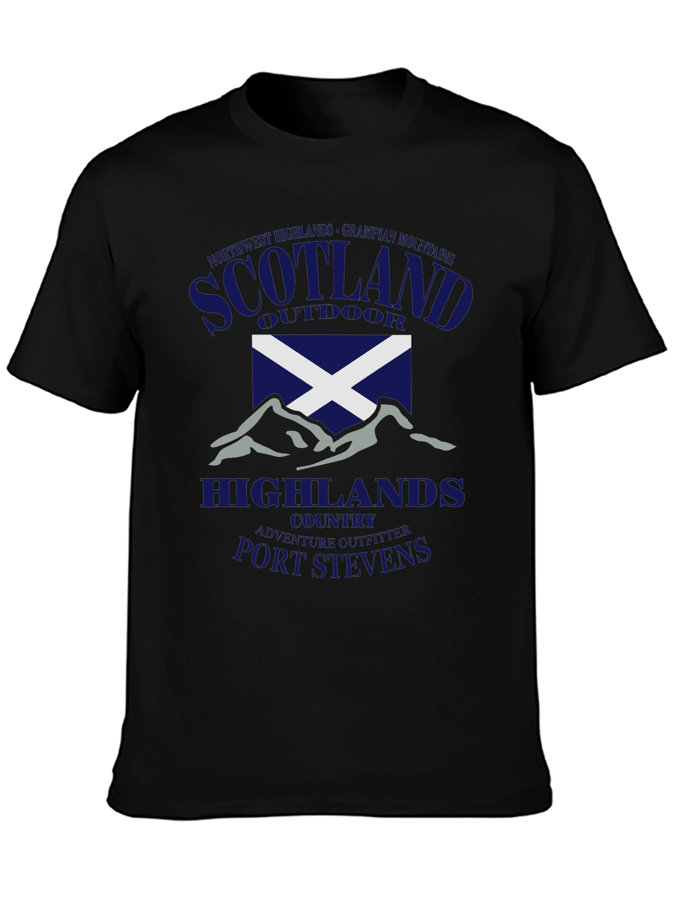 Scotland Highlands Outdoor Graphic T-Shirt