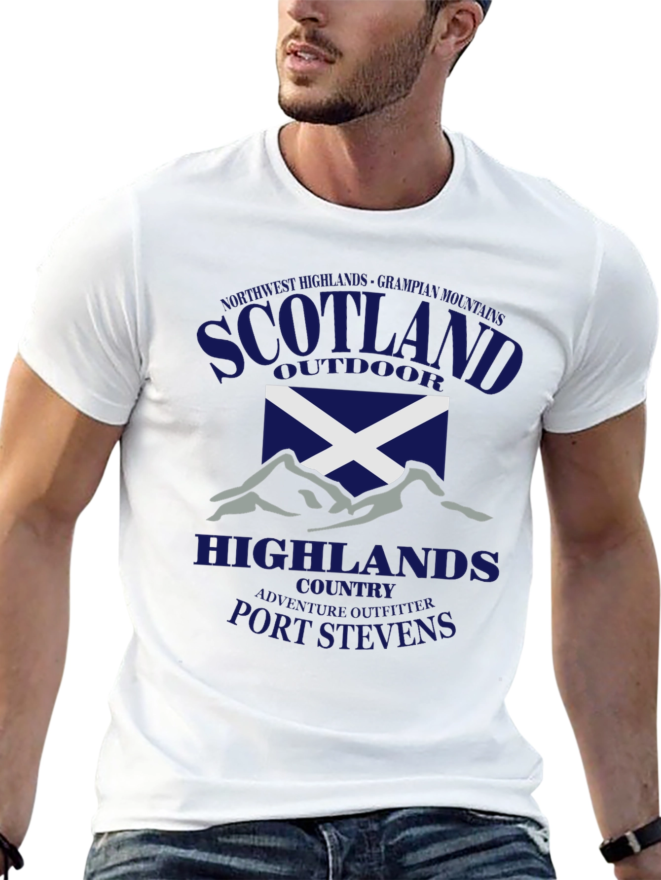 Scotland Highlands Outdoor Graphic T-Shirt