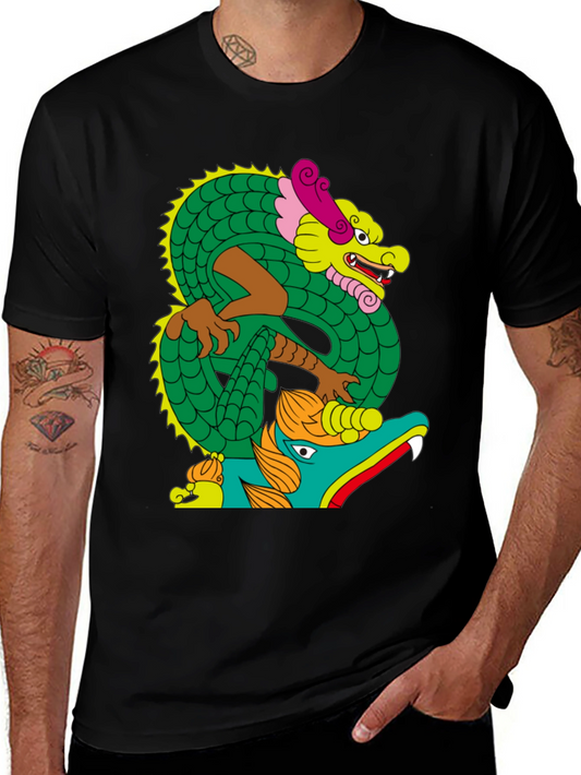 Dragon Graphic Tee - Bold Artistic Design