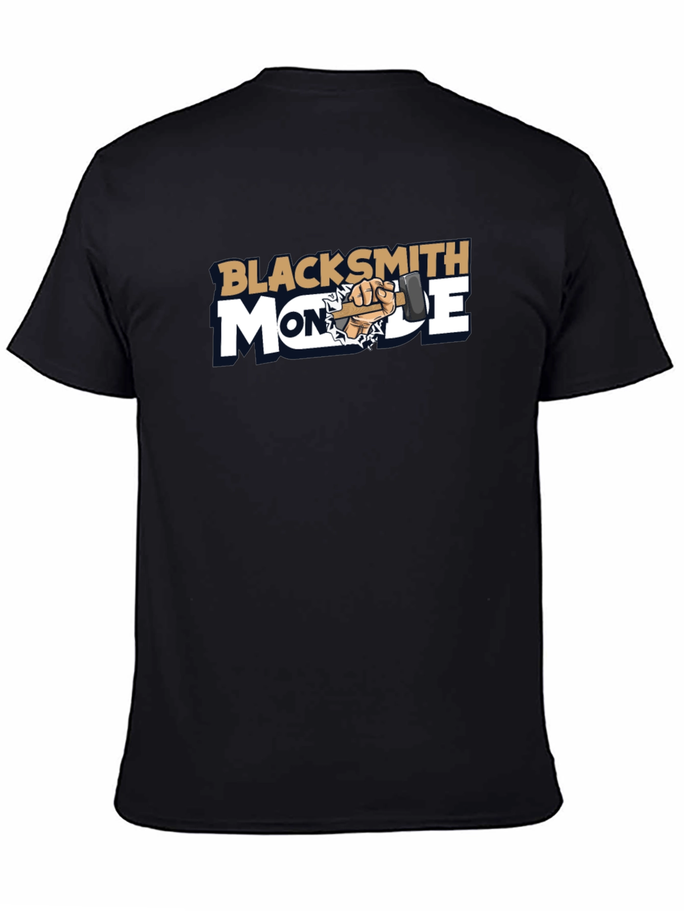 Blacksmith Mode T-Shirt - Black Cotton Blend