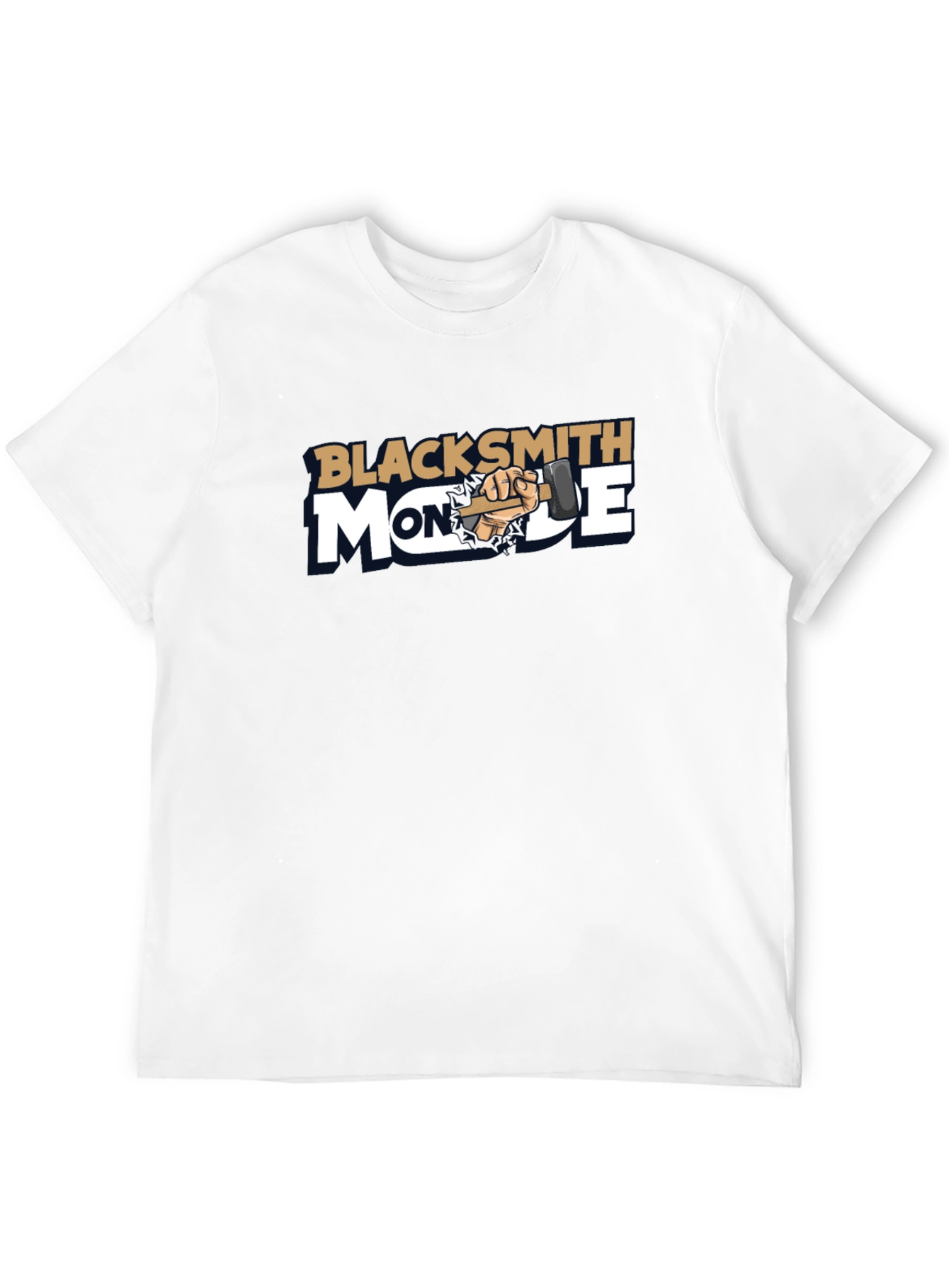 Blacksmith Mode T-Shirt - Black Cotton Blend
