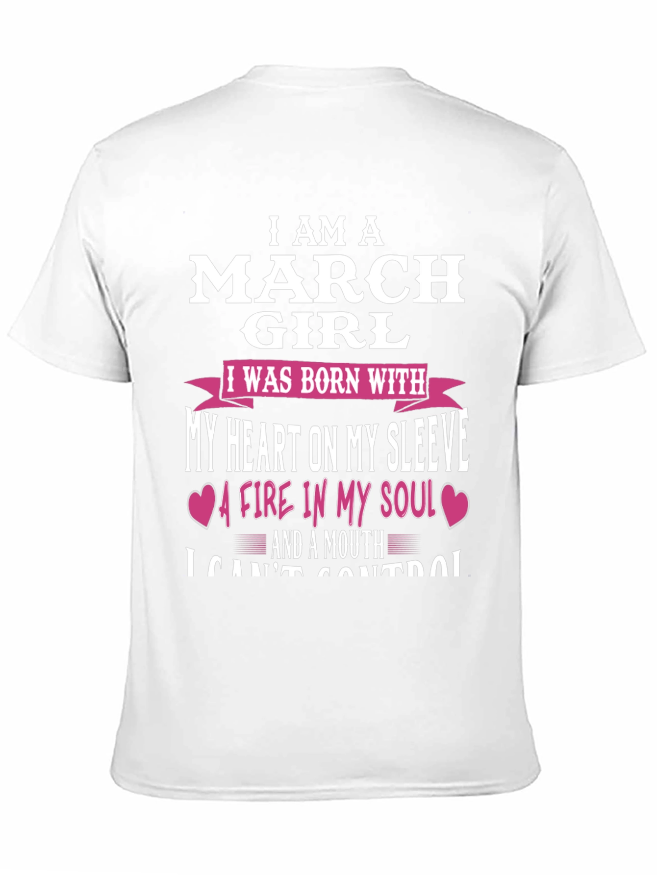 March Girl Graphic Tee - Heart On My Sleeve