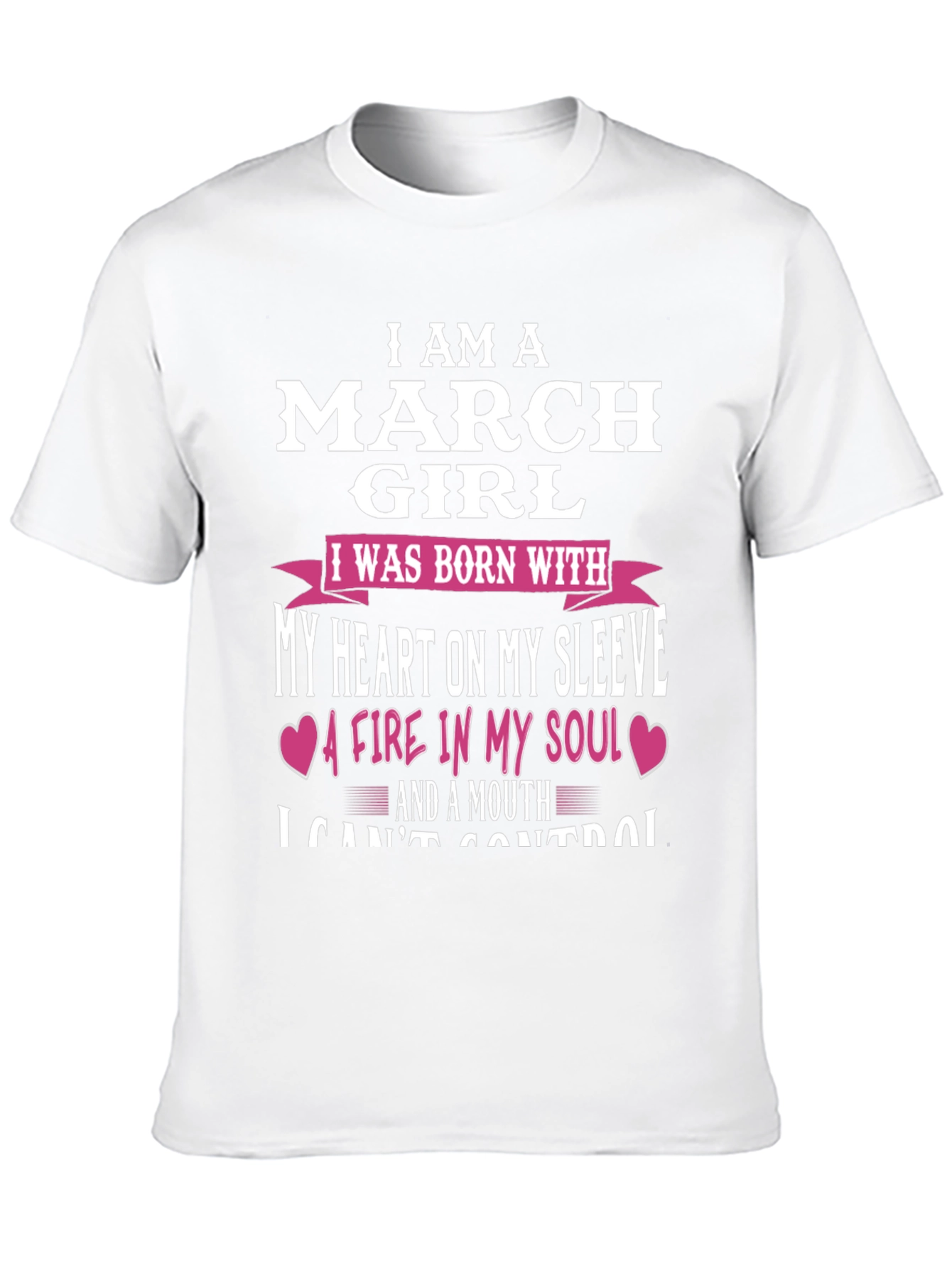 March Girl Graphic Tee - Heart On My Sleeve