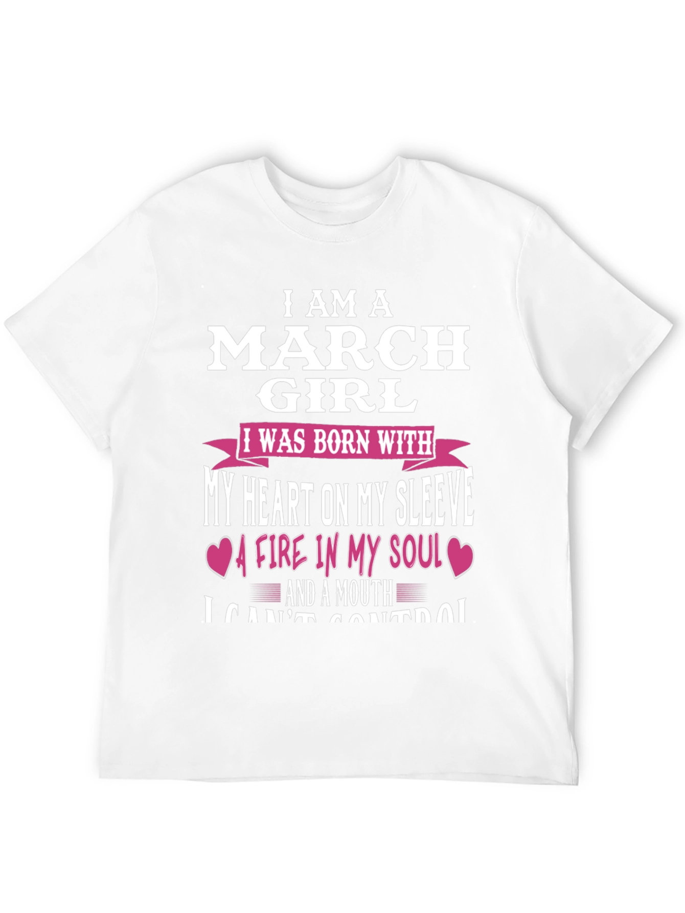 March Girl Graphic Tee - Heart On My Sleeve