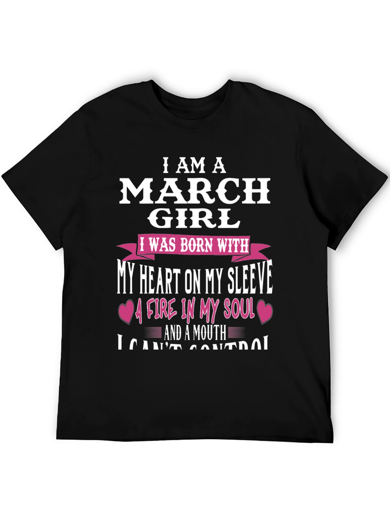 March Girl Graphic Tee - Heart On My Sleeve