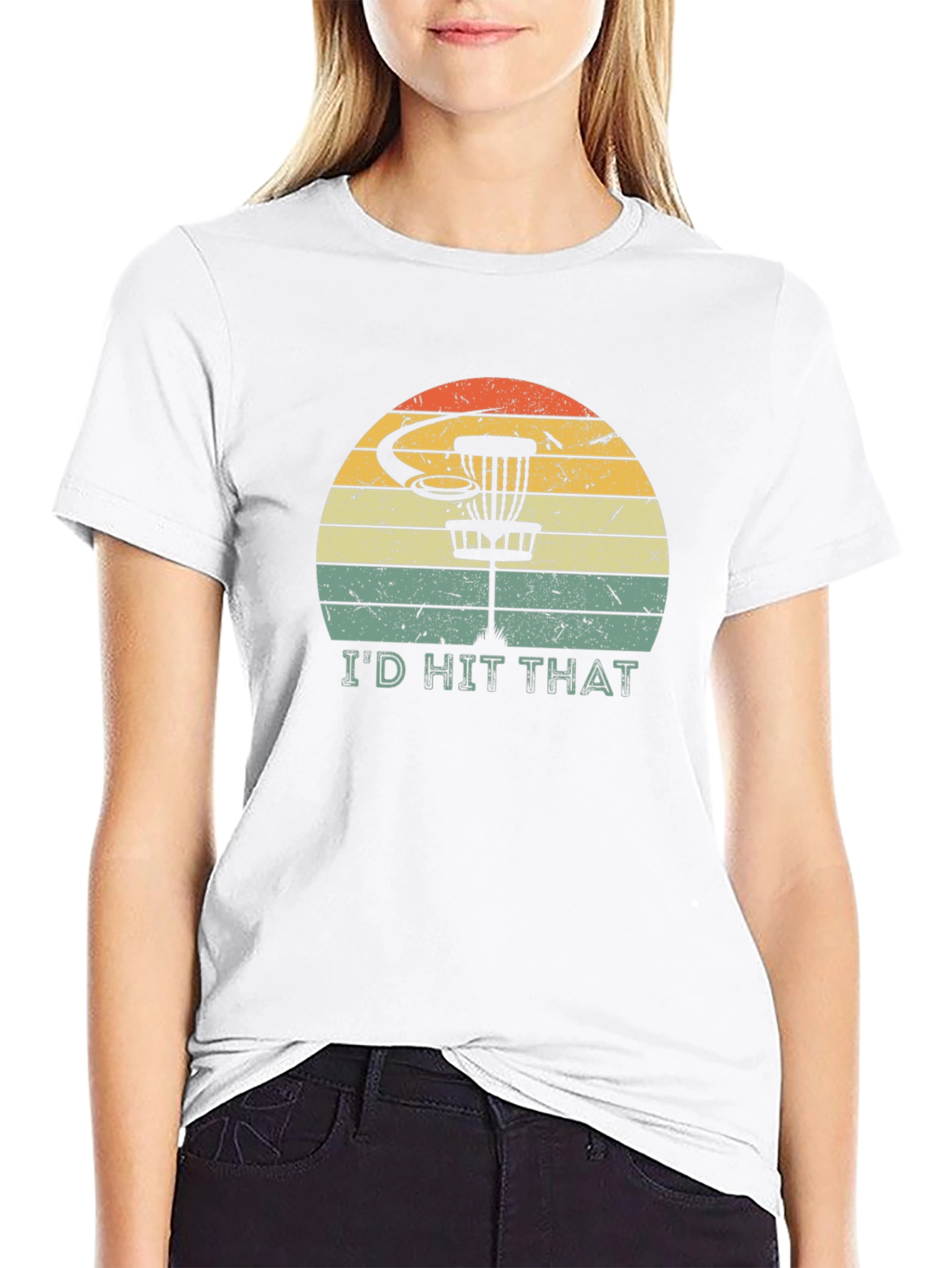 Id Hit That Disc Golf Graphic Tee