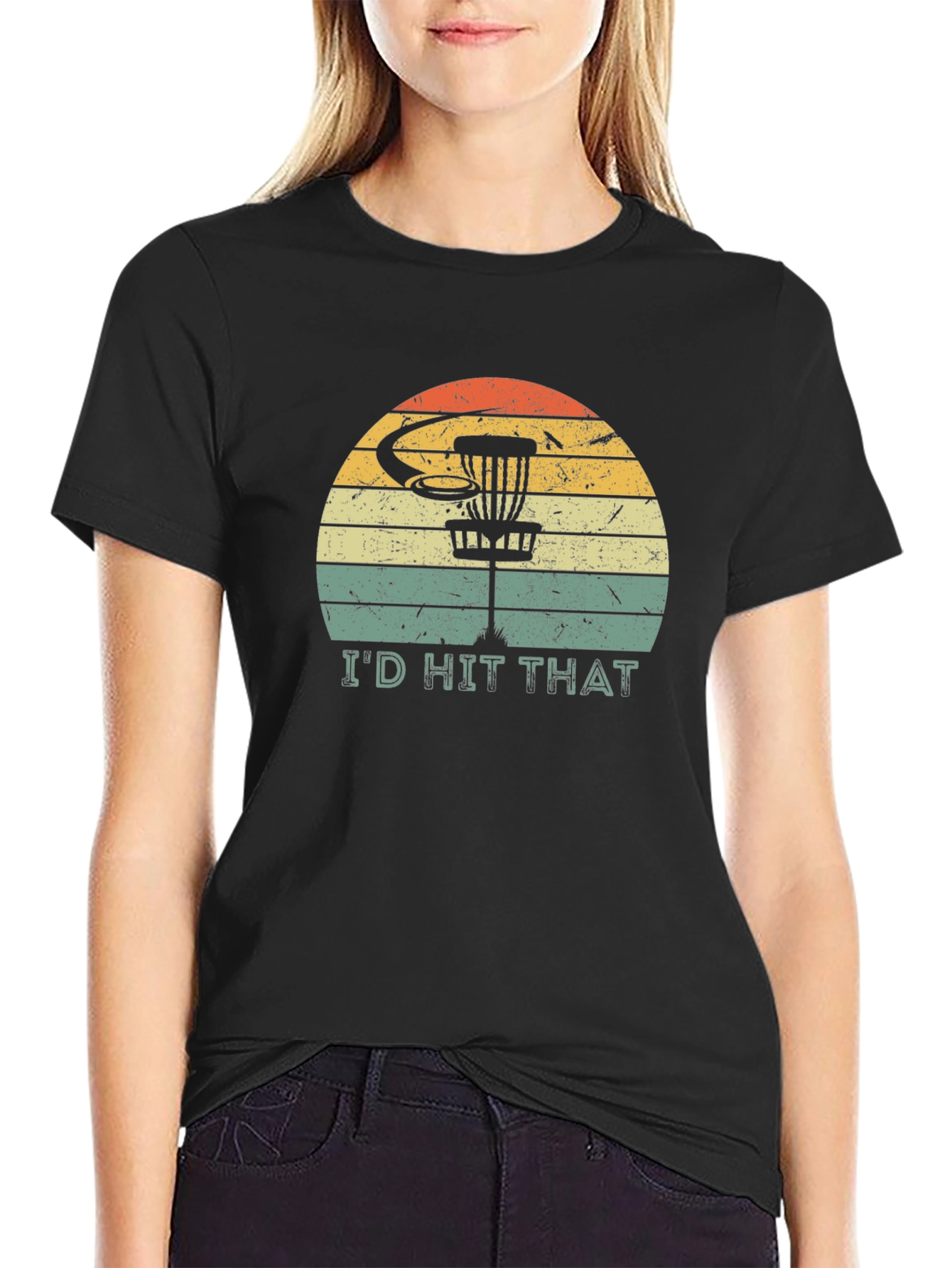 Id Hit That Disc Golf Graphic Tee