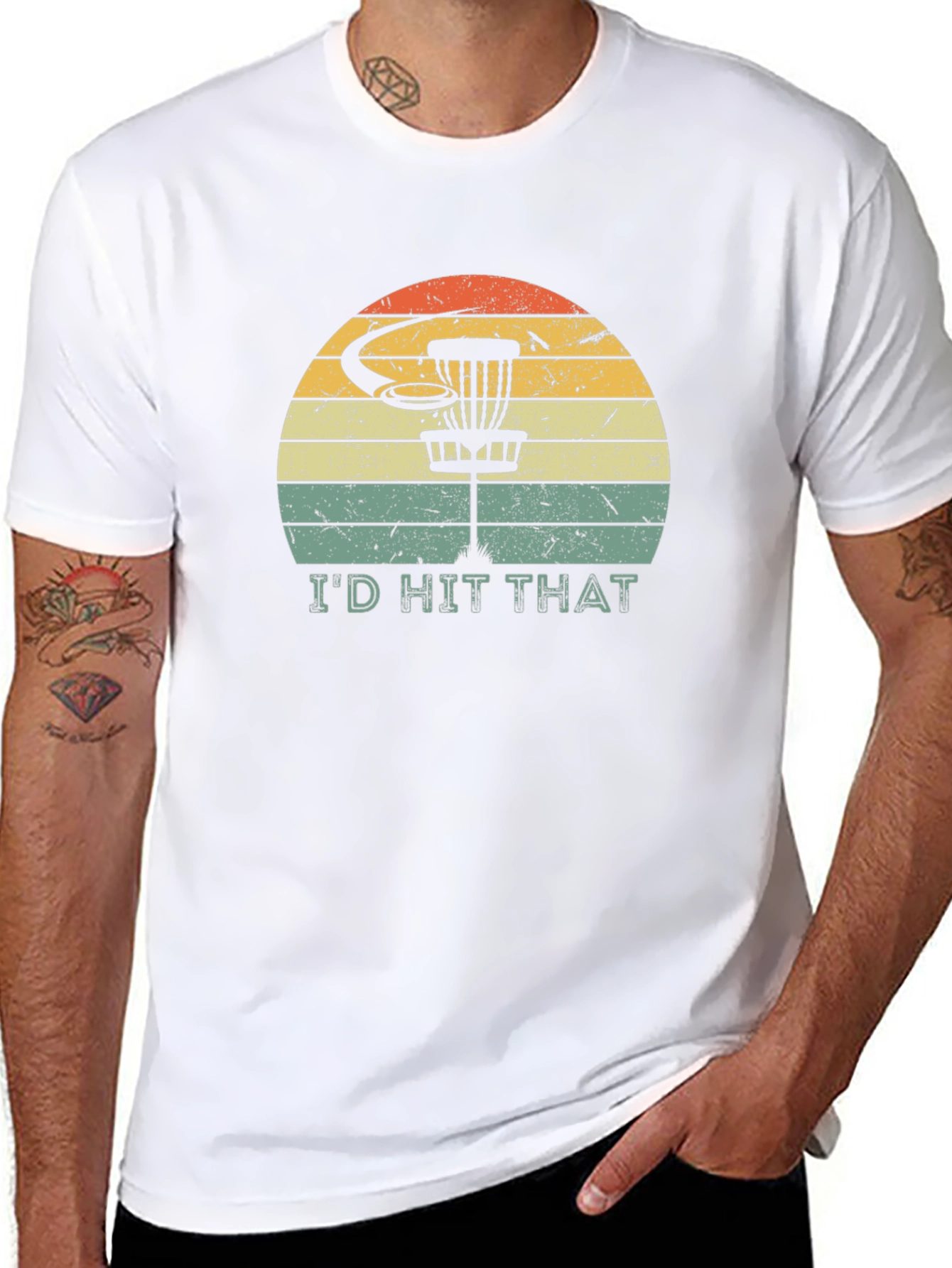 Id Hit That Disc Golf Graphic Tee