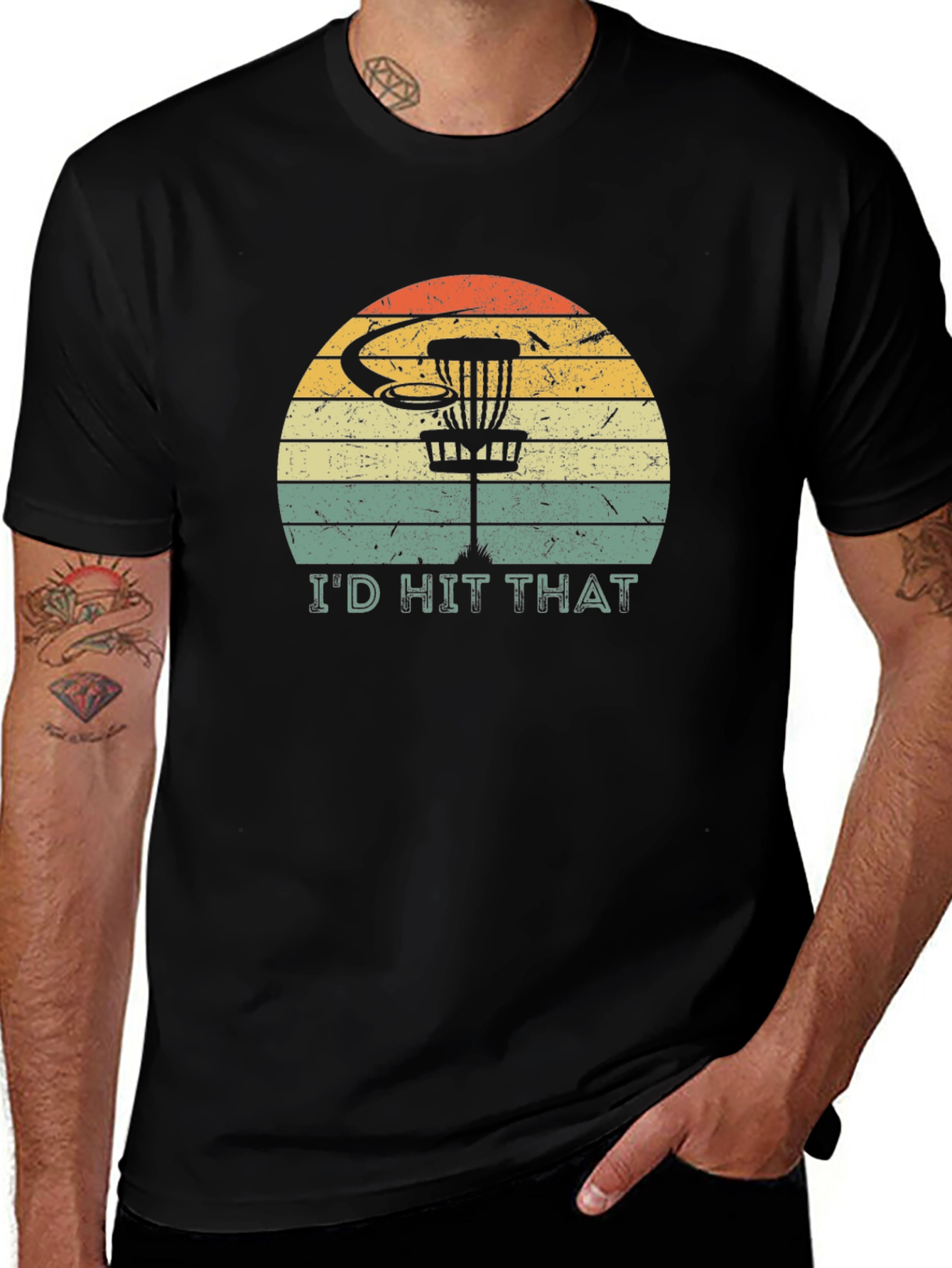 Id Hit That Disc Golf Graphic Tee