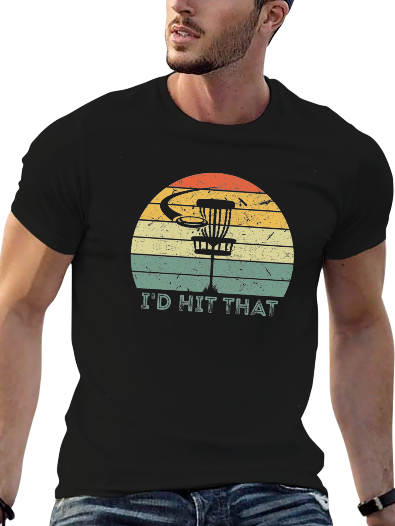 Id Hit That Disc Golf Graphic Tee