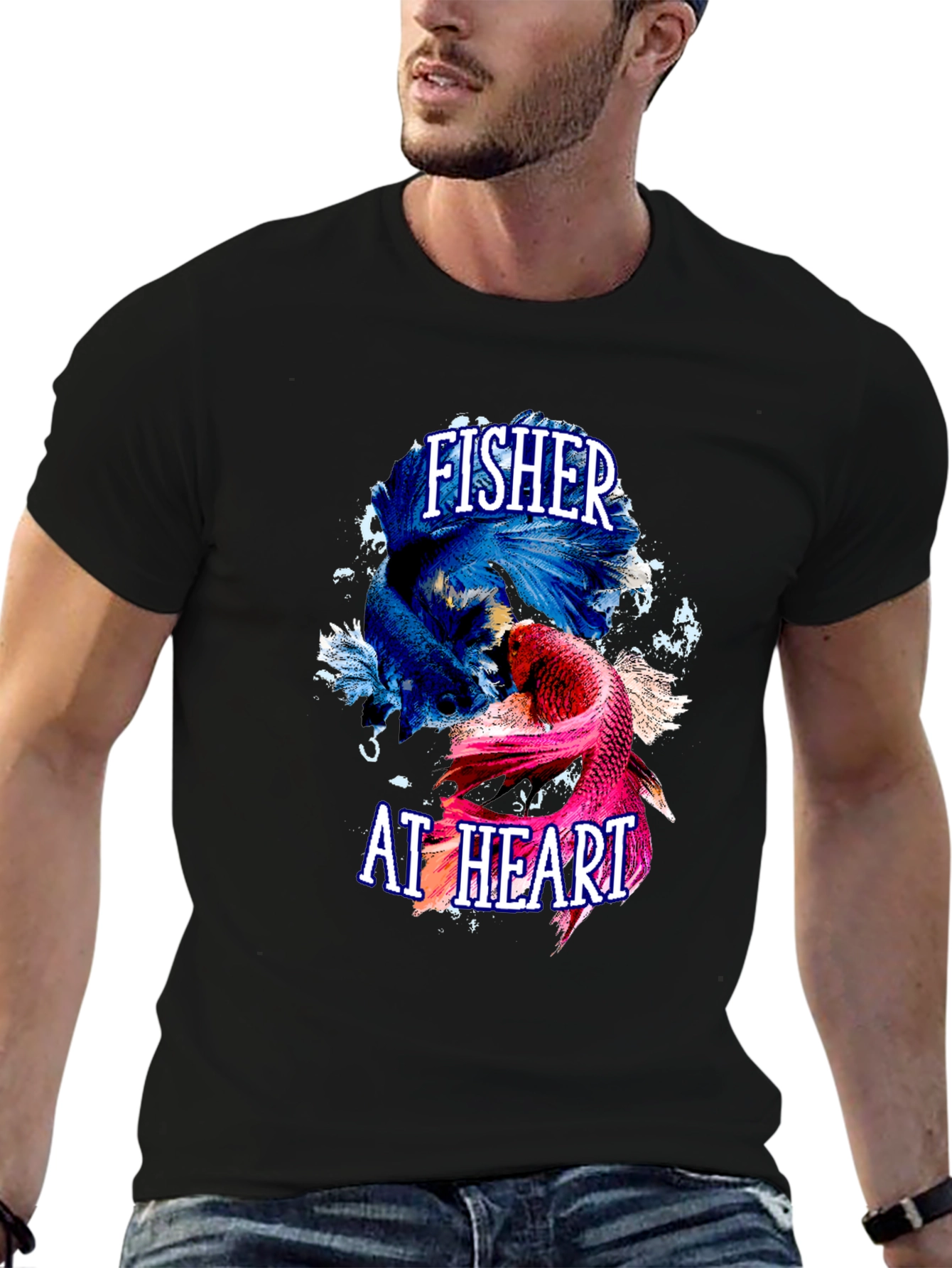 Fisher At Heart Graphic T-Shirt