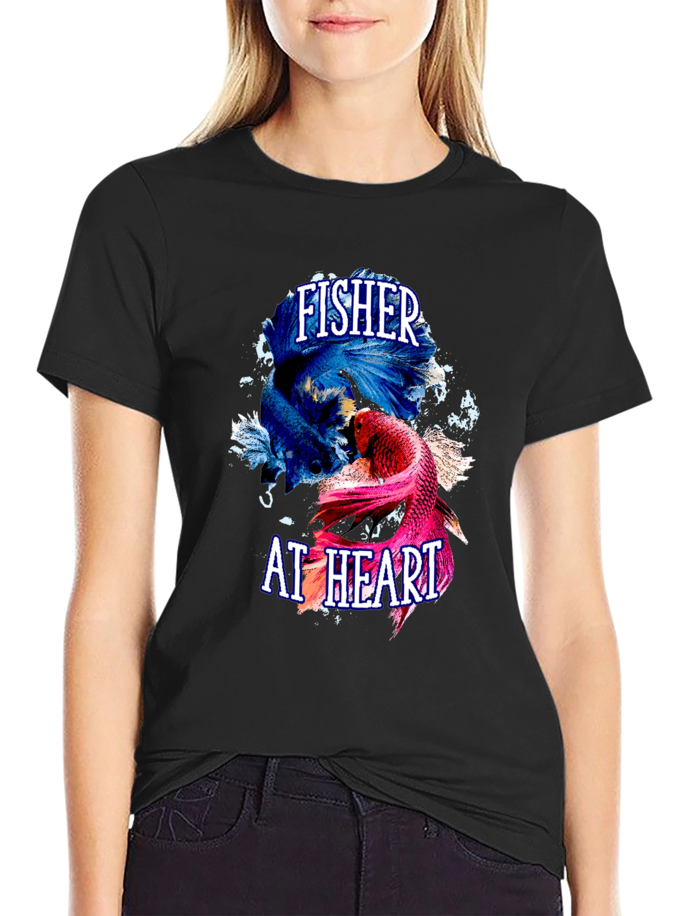Fisher At Heart Graphic T-Shirt