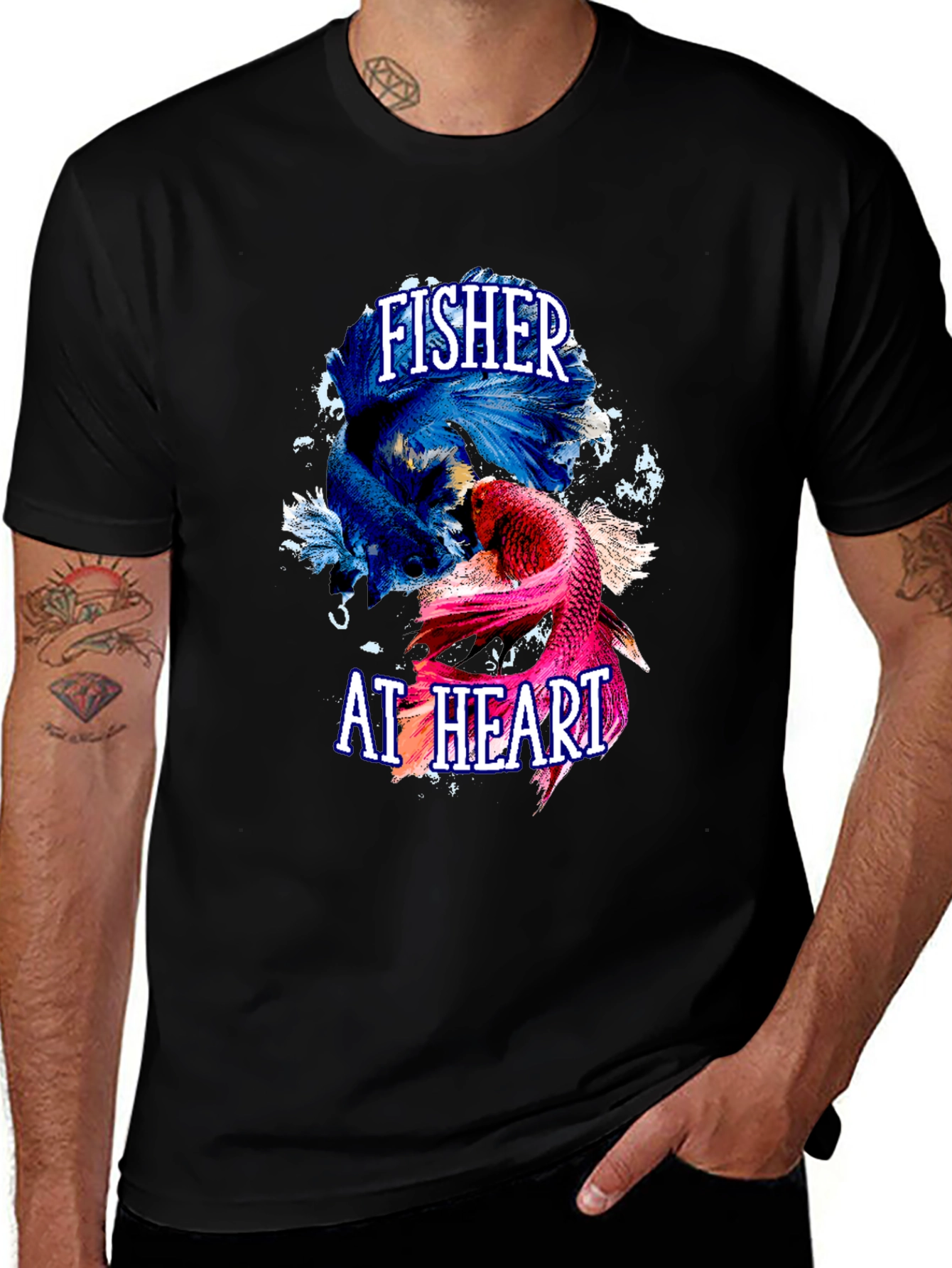 Fisher At Heart Graphic T-Shirt