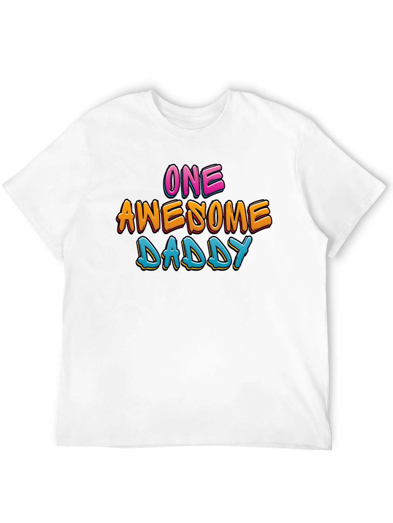 One Awesome Daddy T-Shirt - Graphic Print
