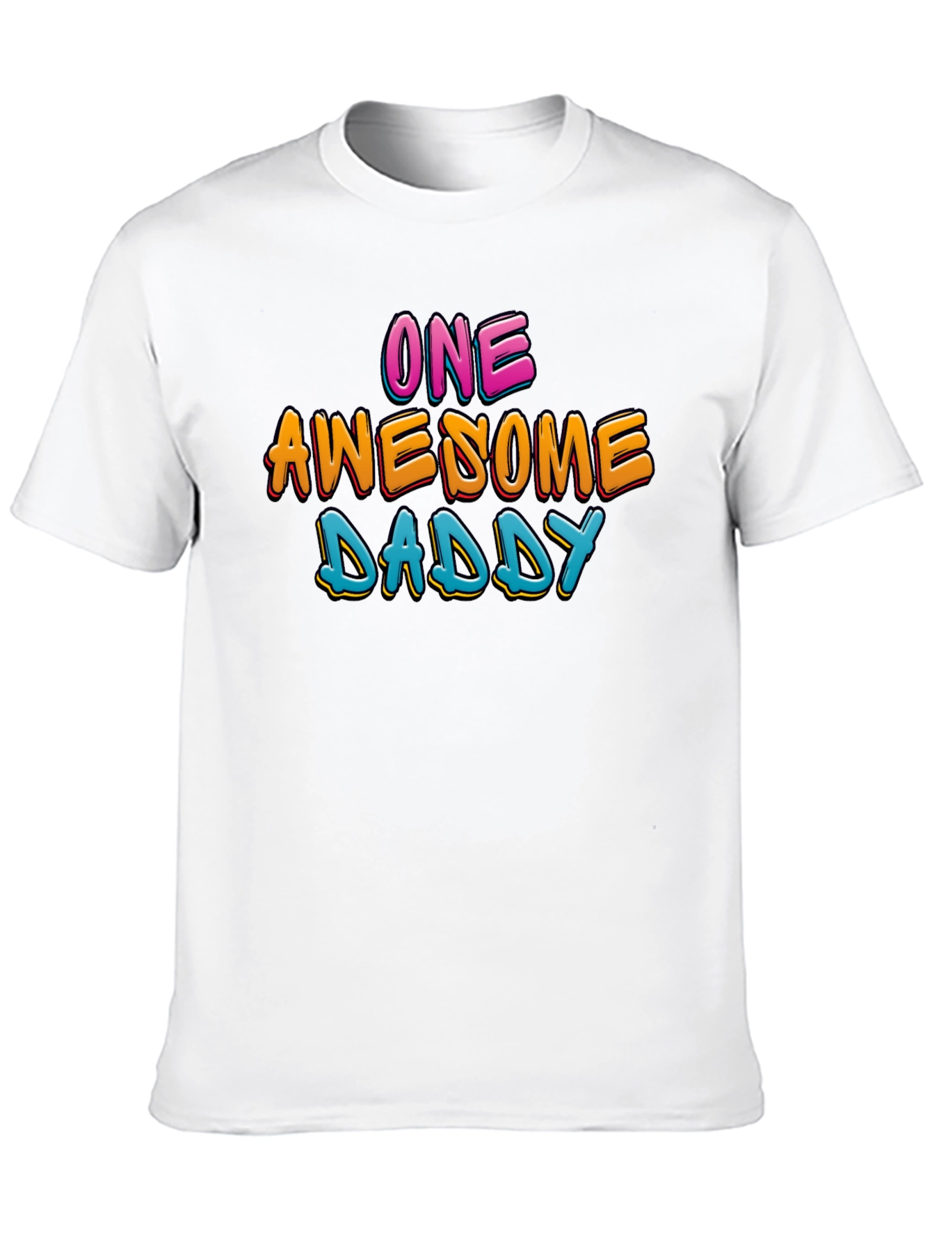 One Awesome Daddy T-Shirt - Graphic Print