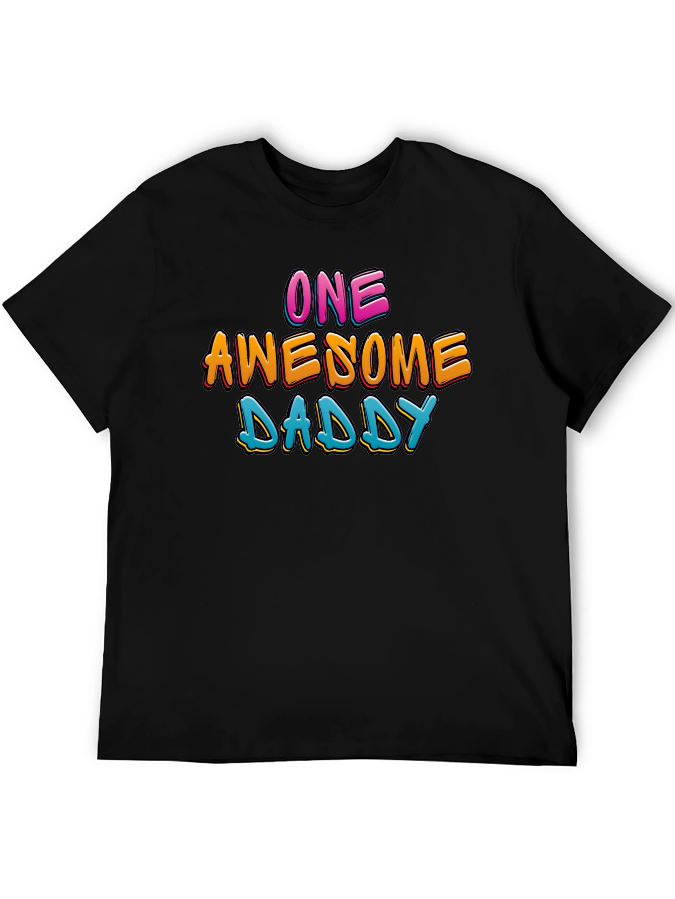 One Awesome Daddy T-Shirt - Graphic Print