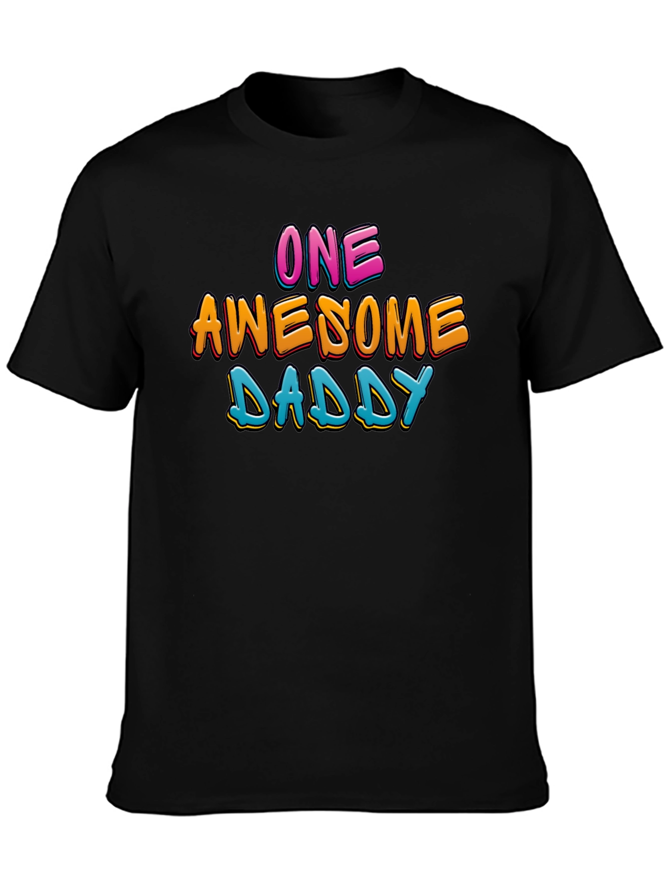 One Awesome Daddy T-Shirt - Graphic Print