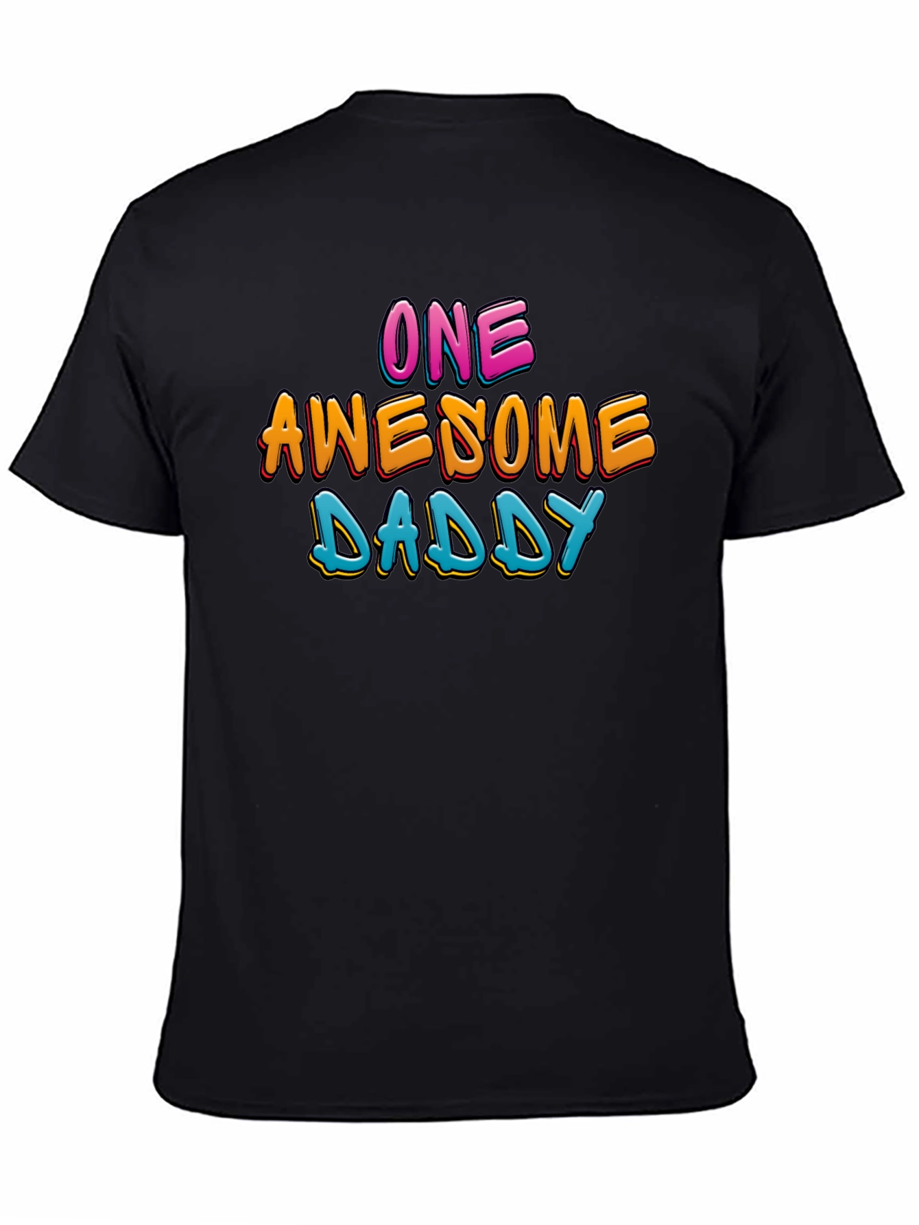 One Awesome Daddy T-Shirt - Graphic Print