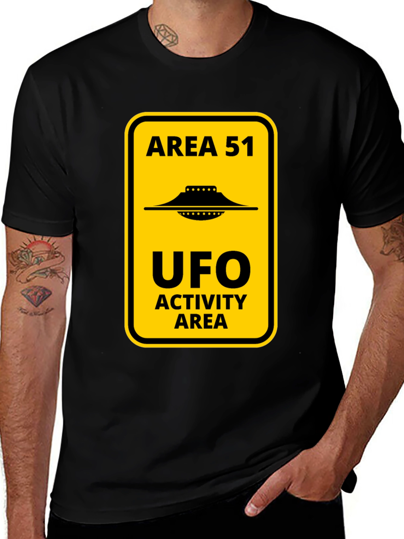 Area 51 UFO T-Shirt - Alien Activity Zone