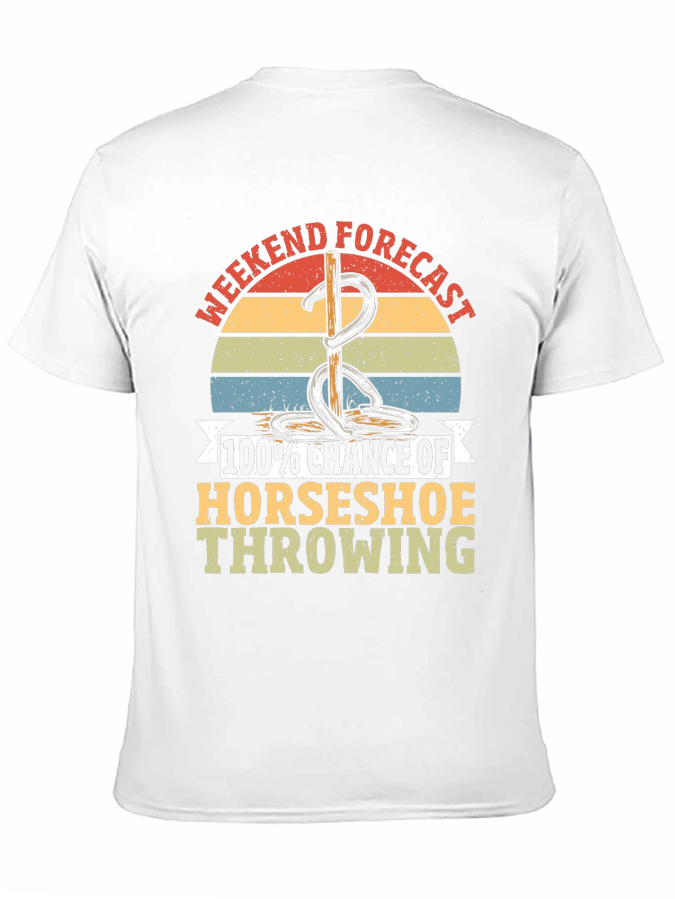 Horseshoe Throwing T-Shirt - Weekend Forecast Tee