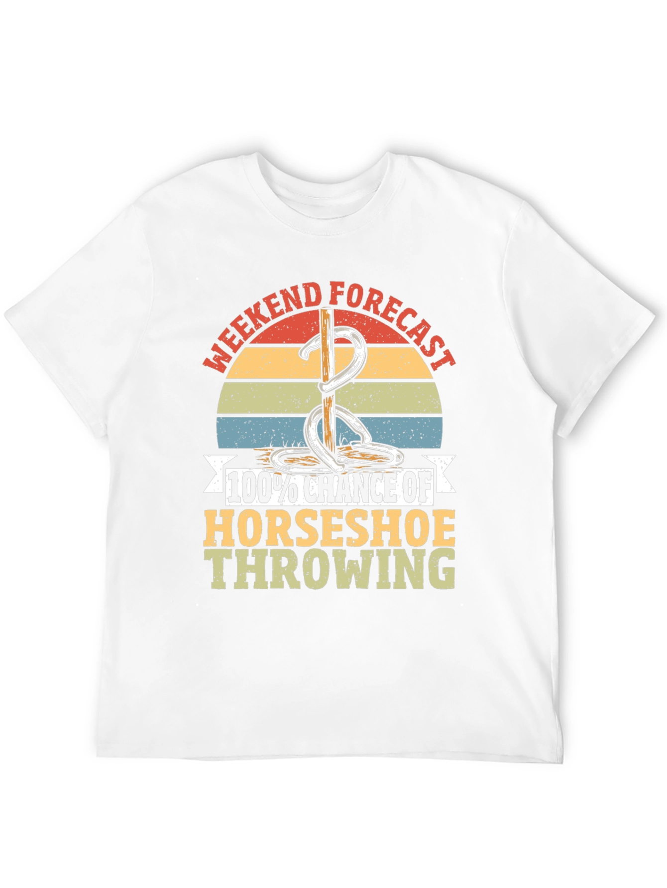 Horseshoe Throwing T-Shirt - Weekend Forecast Tee