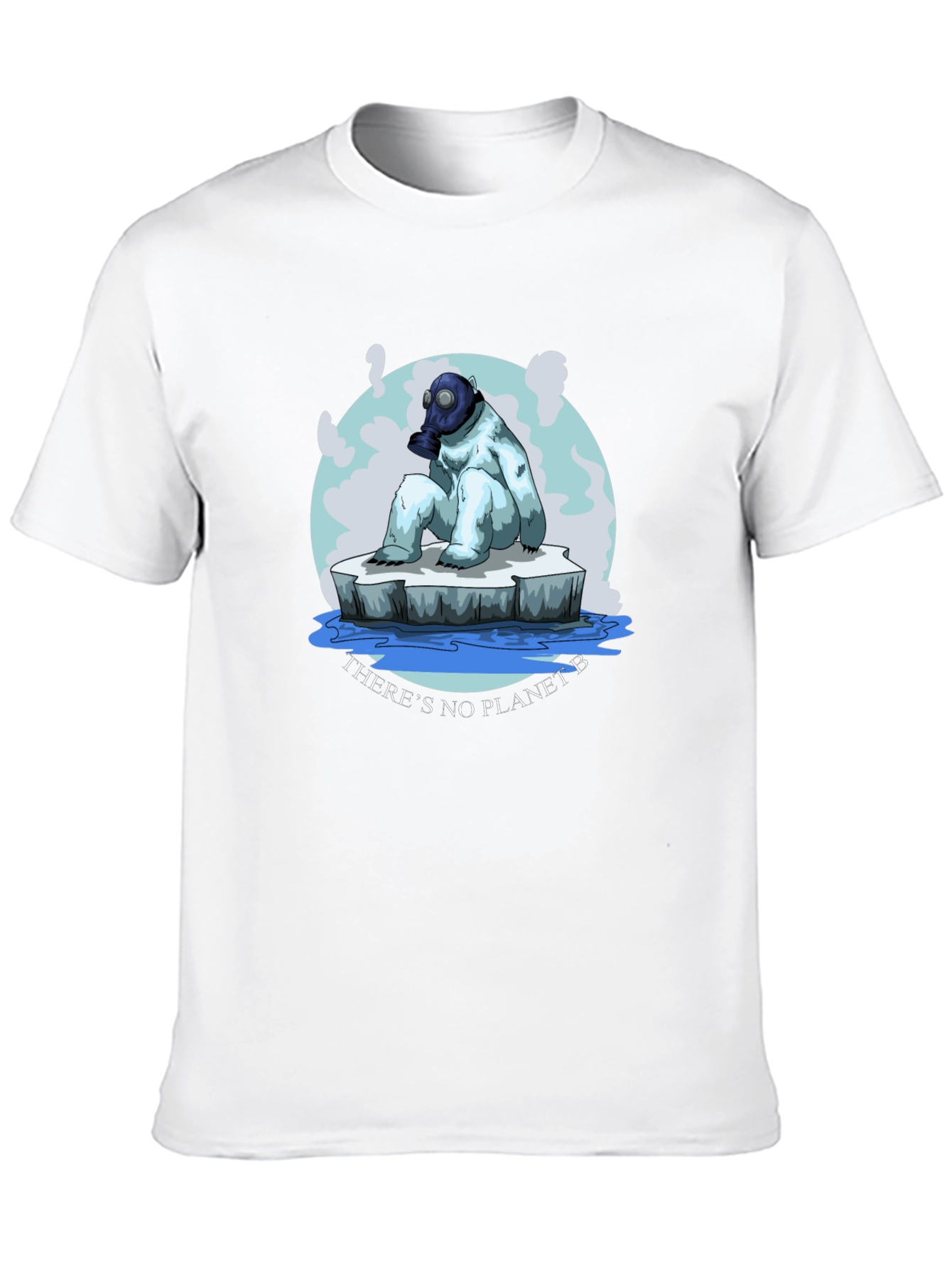 Global Warming T-Shirt - Polar Bear on Ice