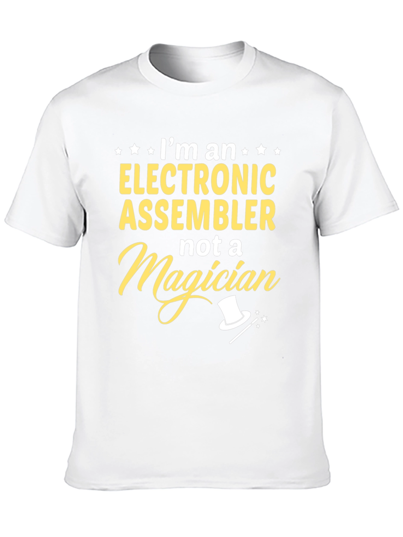 Electronic Assembler T-Shirt - Not a Magician Funny Tee