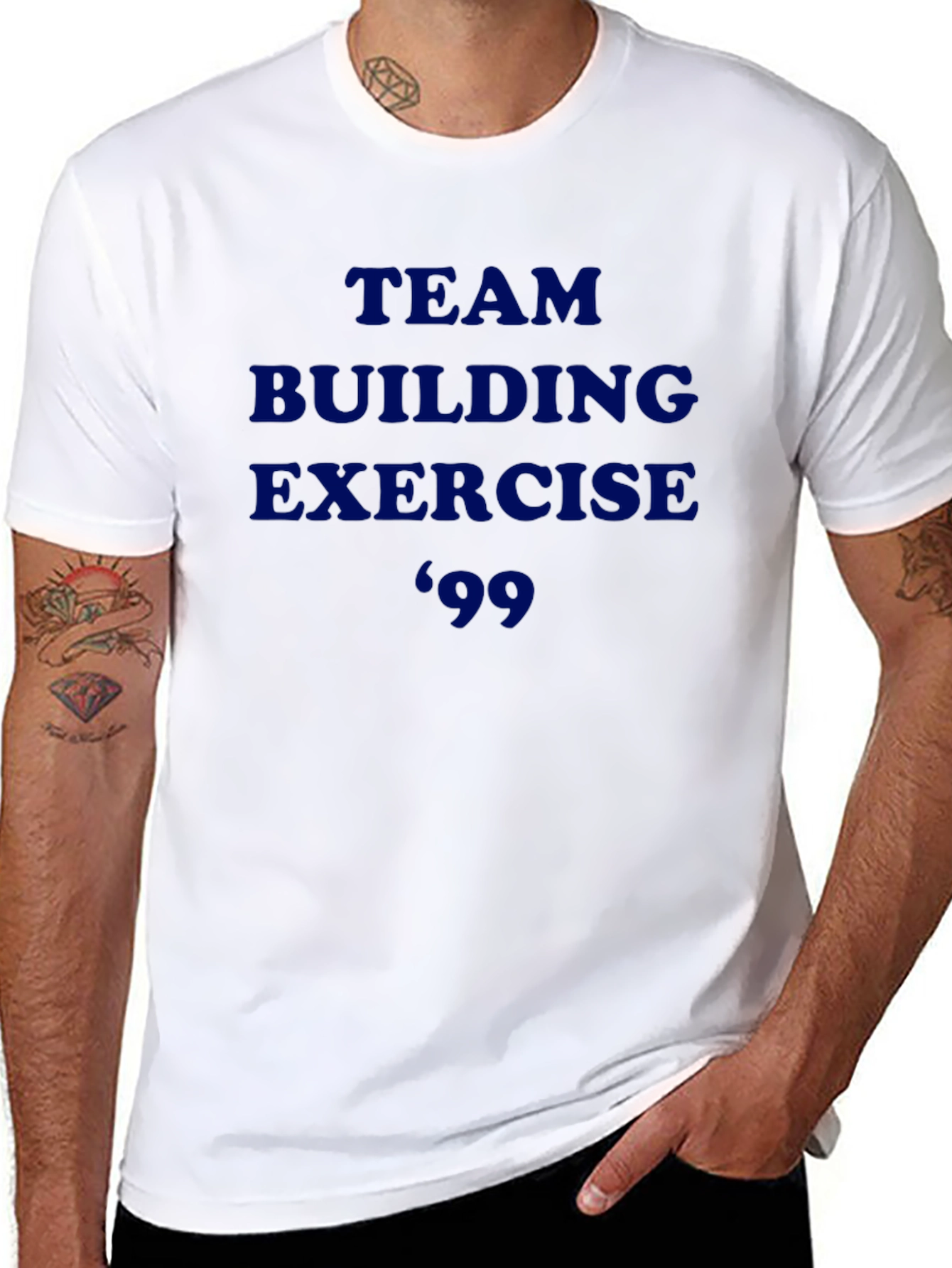 Team Building Exercise 99 Black T-Shirt