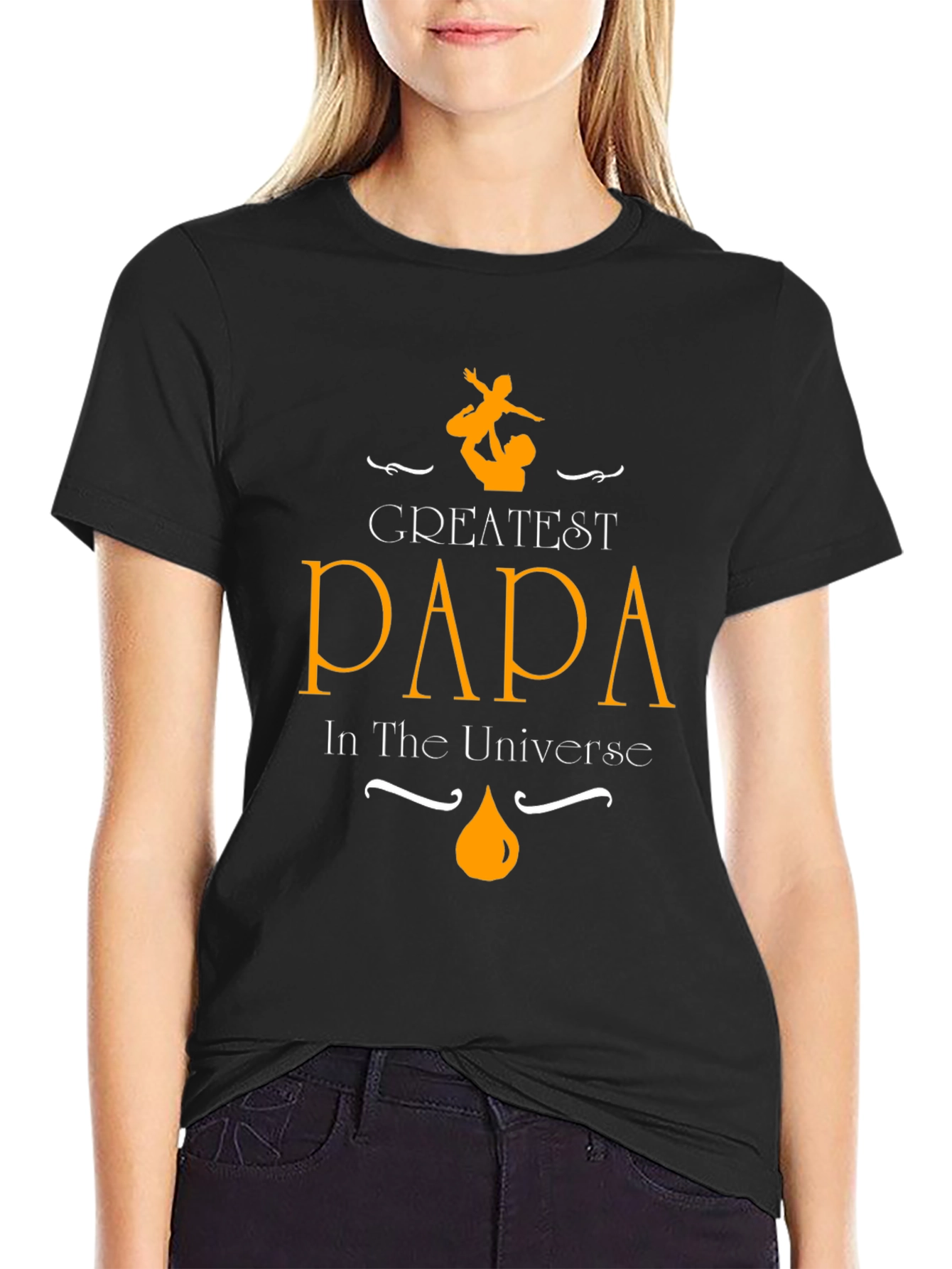 Greatest Papa in the Universe Graphic T-Shirt