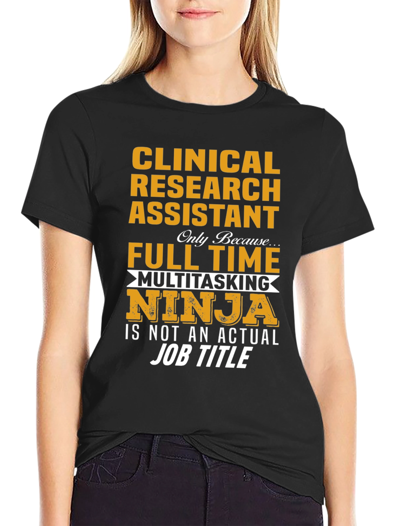 Clinical Research Assistant Ninja T-Shirt