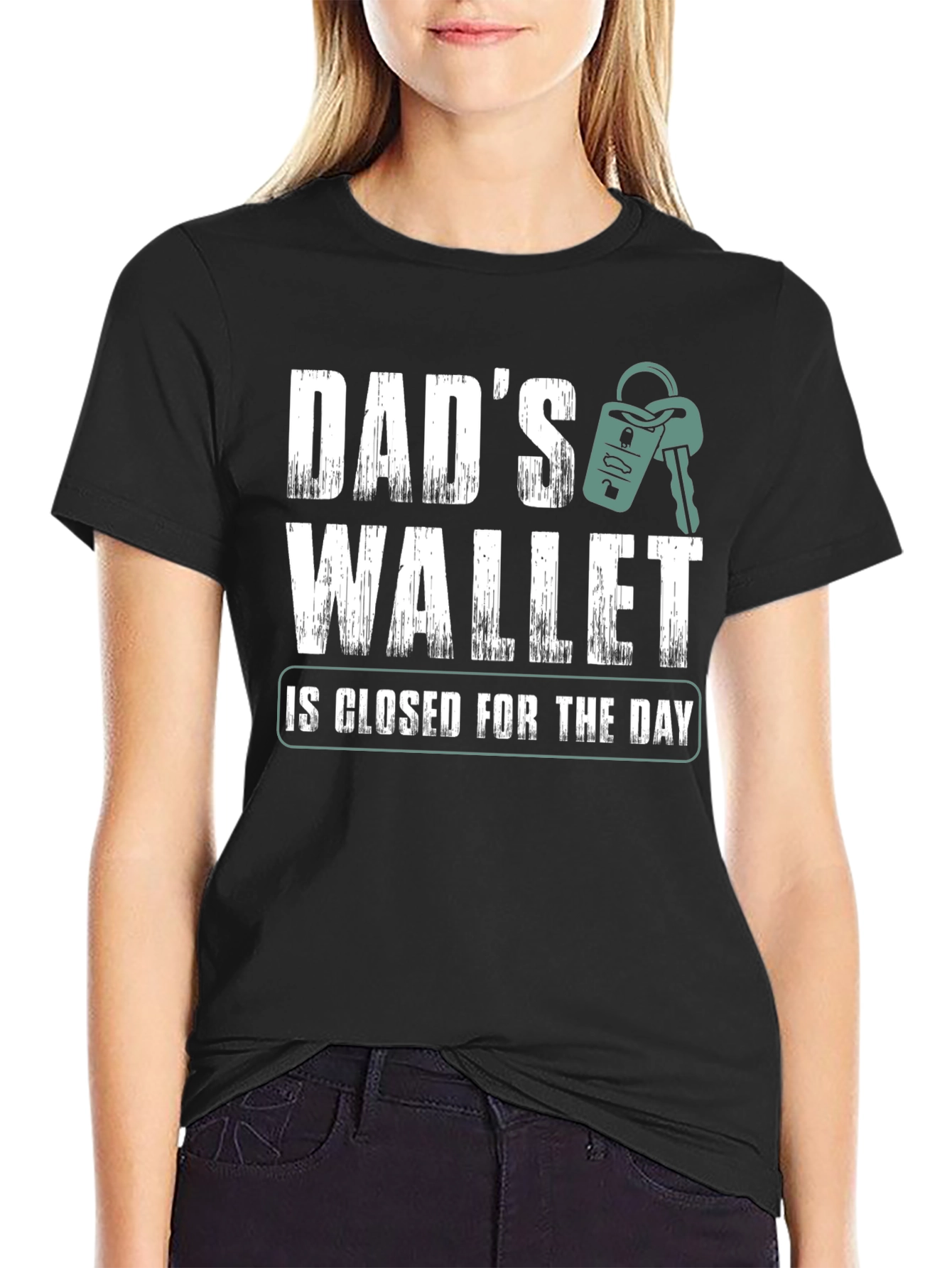 Dads Wallet Closed T-Shirt Funny Fathers Day Gift