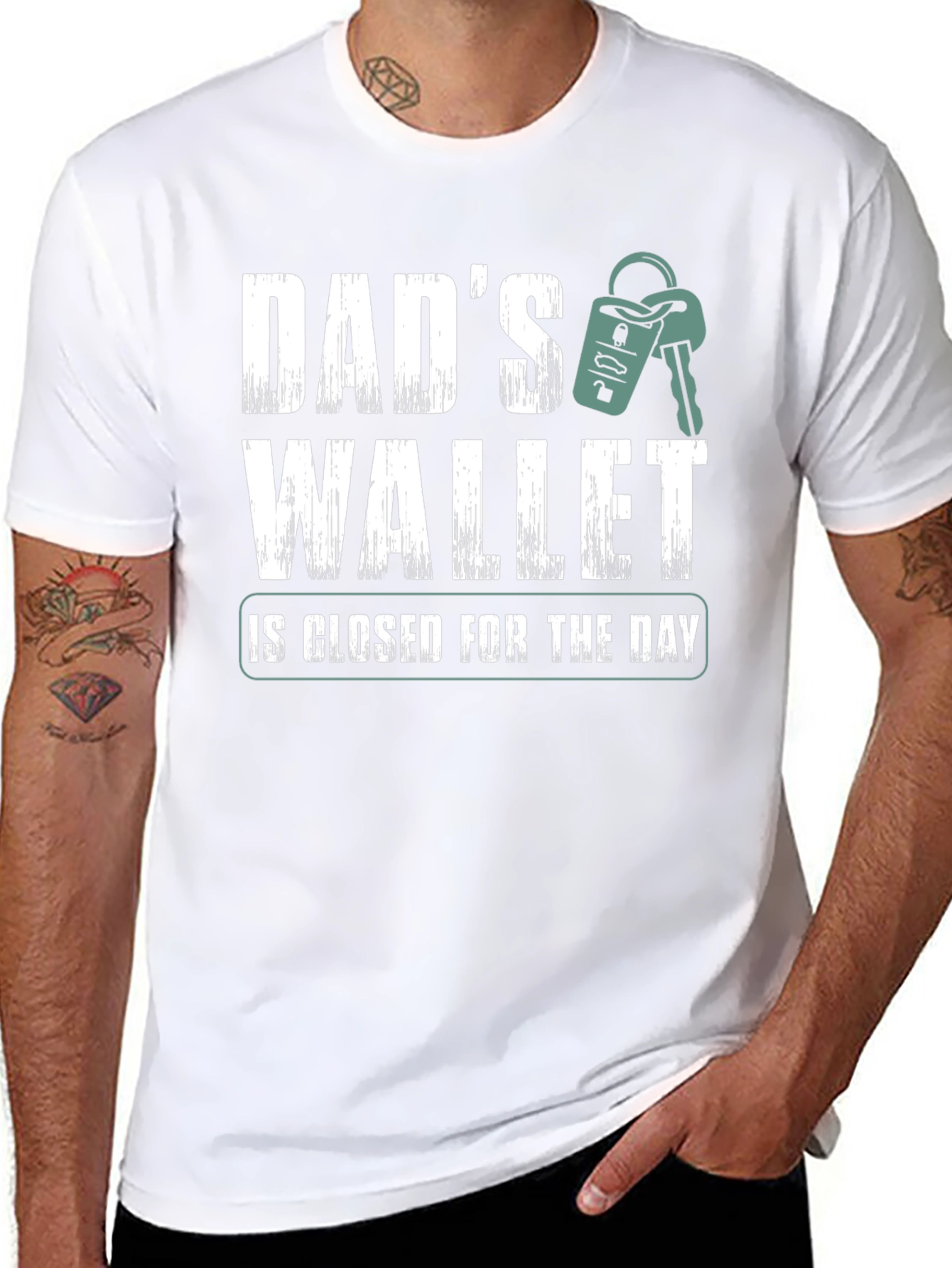 Dads Wallet Closed T-Shirt Funny Fathers Day Gift
